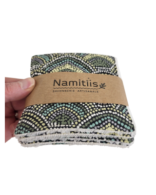Lot de 7 lingettes motif...