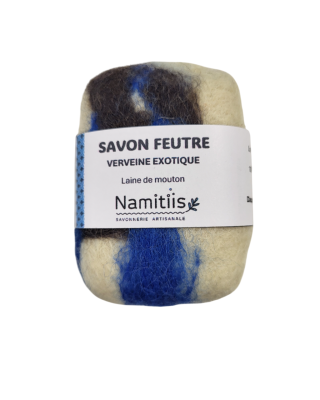 Savon Dauphin bleu feutré